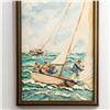 Image 3 : Framed Clay Painting, Sailing Away