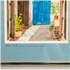 Image 3 : Framed Steve Stephenson Watercolor Painting, Blue Gate