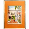 Image 2 : Framed Steve Stephenson Watercolor Painting, St. Thomas