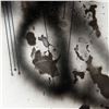 Image 4 : Contemporary Mixed Media on Board, Spray Paint Monochrome