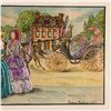 Image 11 : 2 Vintage Godey's Fashions Embroidered Wall Art, Framed