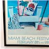 Image 4 : Framed Miami Beach Festival Of The Arts Poster 1992