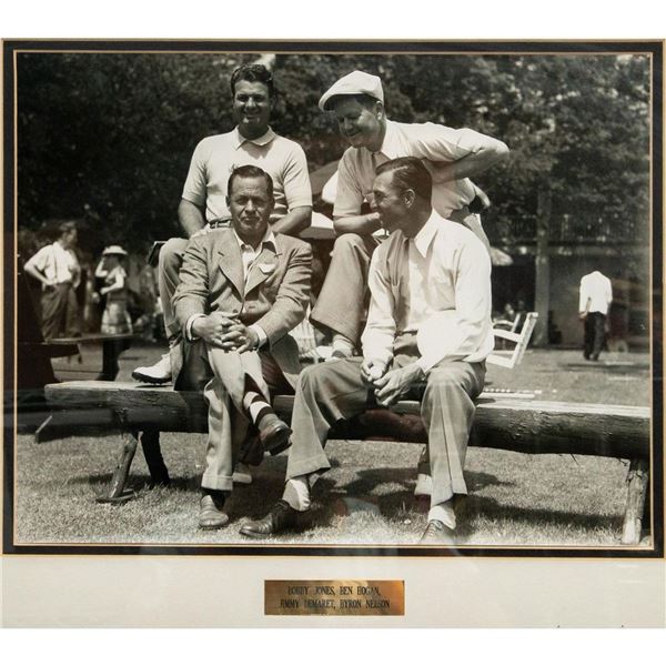 Framed Ron Watts Collection Golfing Photograph, Golfers