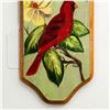 Image 2 : Vintage HWC Paint On Wood Plaque, Cardinal