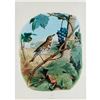 Image 1 : Framed Edouard Travies Lithograph, Thrush