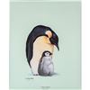 Image 1 : Framed Harry Antis Lithograph, Emperor Penguin And Chick