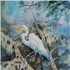 Image 5 : Framed Margaret Hoybach Lithograph, The Heron