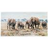 Image 2 : James Keirstead Elephants Striding Along to the Water Hole