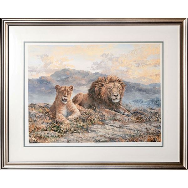 James Keirstead Lions Lookout, Signed Print 2/50