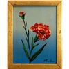 Image 4 : 2 Framed Vintage Floral Paintings, Signed