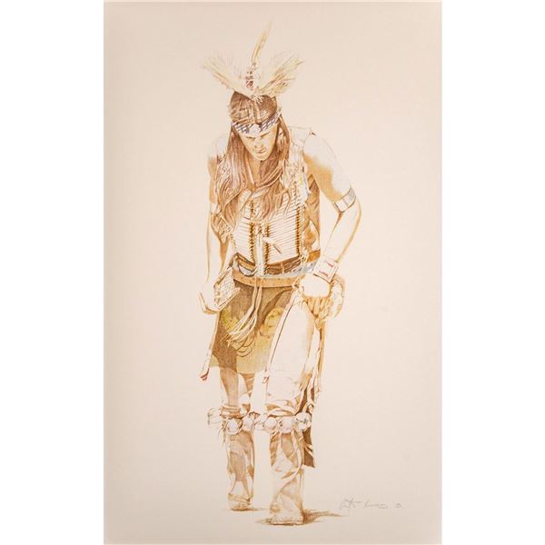 THE WARRIOR ART PRINT BY DAVID RAMOS