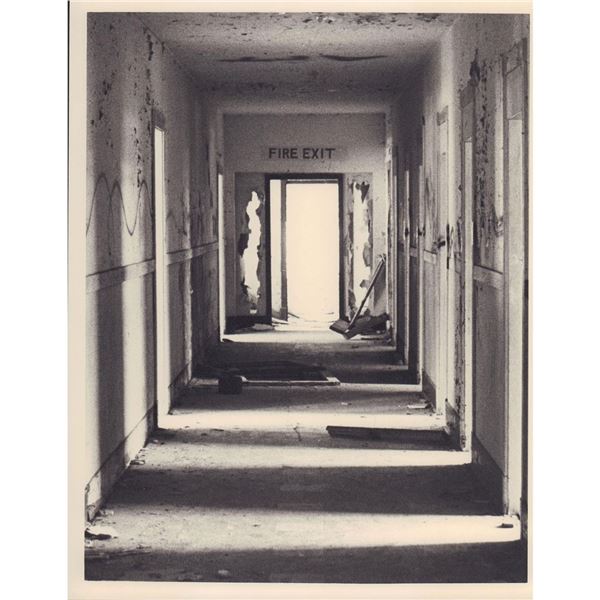 Gelatin Silver Print with Border, Abandoned, The Exit