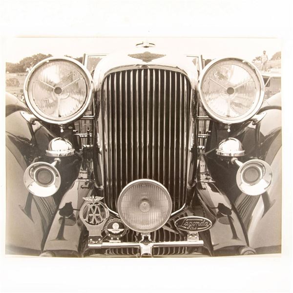Gelatin Silver Print, Aston Martin Lagonda Grill