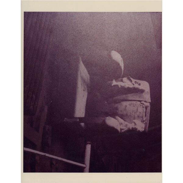 Gelatin Silver Print, Eerie Chair, Toned Print