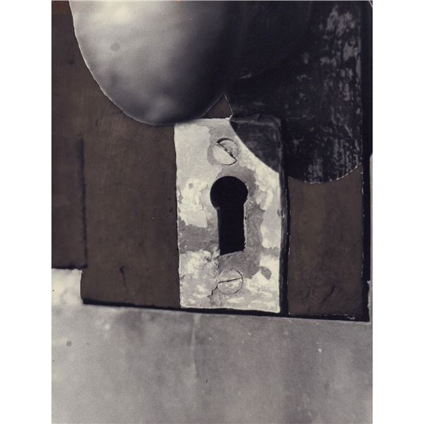 Gelatin Silver Print, Lock and Handle