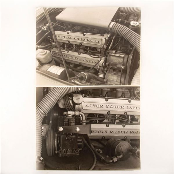 Gelatin Silver, Aston Martin Lagonda Engine Block, 4 Prints