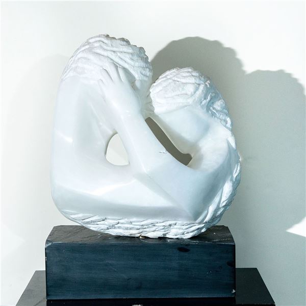 Barbara Liss Concrete Sculpture, Couple