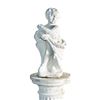 Image 2 : Concrete Garden Pillar with Statue of Child