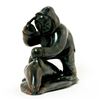 Image 1 : Eskimo Art Esquimau Soapstone Sculpture, Seal Trapper