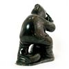 Image 3 : Eskimo Art Esquimau Soapstone Sculpture, Seal Trapper