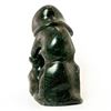 Image 2 : Eskimo Art Esquimau Soapstone Sculpture, Trapper In Parka