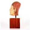 Image 4 : Pre Columbian Replica Head Sculpture on Wood Base