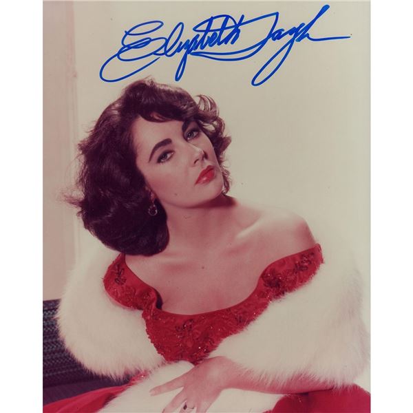 Elizabeth Taylor Photograph, Signed
