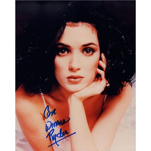 Winona Ryder Photograph, Signed