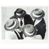 Image 1 : Framed Hulton Getty Giclee Print, Fedoras