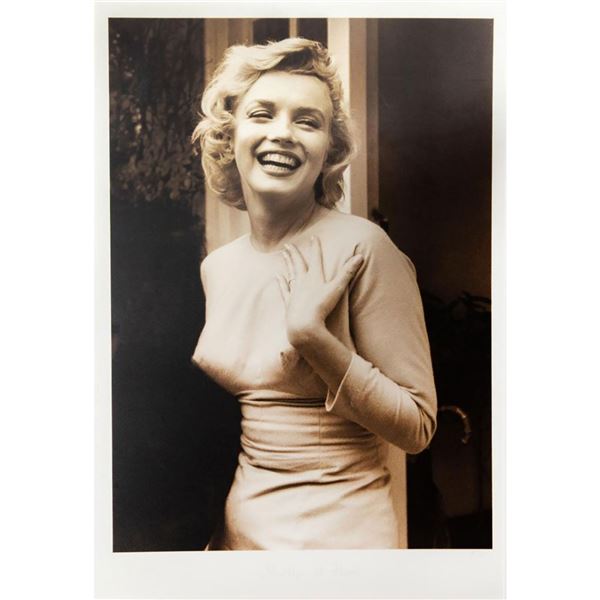 Framed Hulton Getty Giclee Print, Marilyn at Home