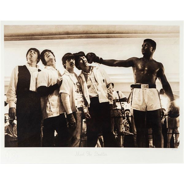 Framed Hulton Getty Giclee Print, Meet The Beatles