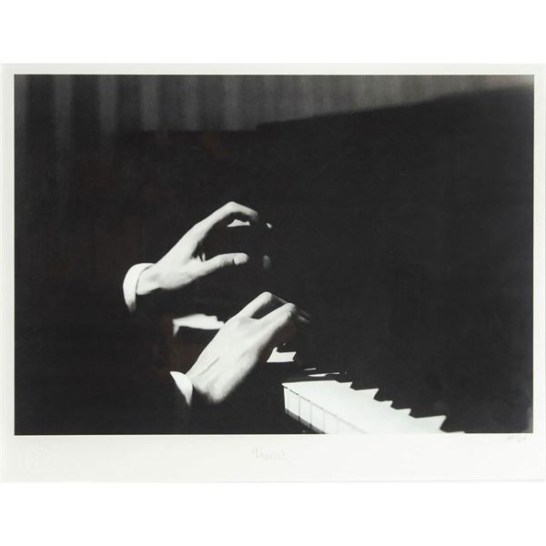 Framed Hulton Getty Giclee Print, Pianist