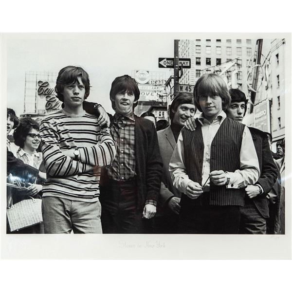 Framed Hulton Getty Giclee Print, Stones In New York