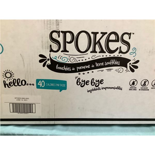 Case Of Spokes Puffed Potatos Barbecue Flavour (12 X 80G)