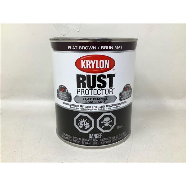 Krylon Rust Protector Flat Brown (2 X 946ML)