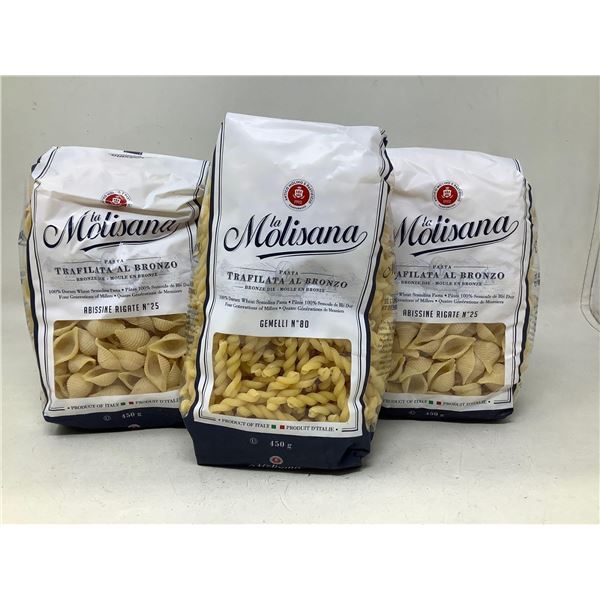 Lot Of 3 Assorted Molisana Pasta