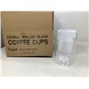 Image 1 : Double Walled Glass Coffee Cups 4 Pack