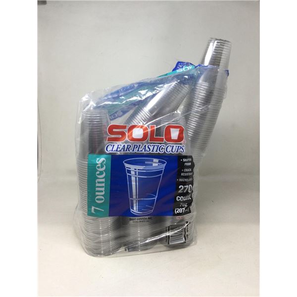 Solo Clear Plastic Cups