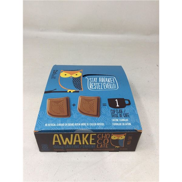 Awake 100MG Caffeine Chocolate (12 X 30G)