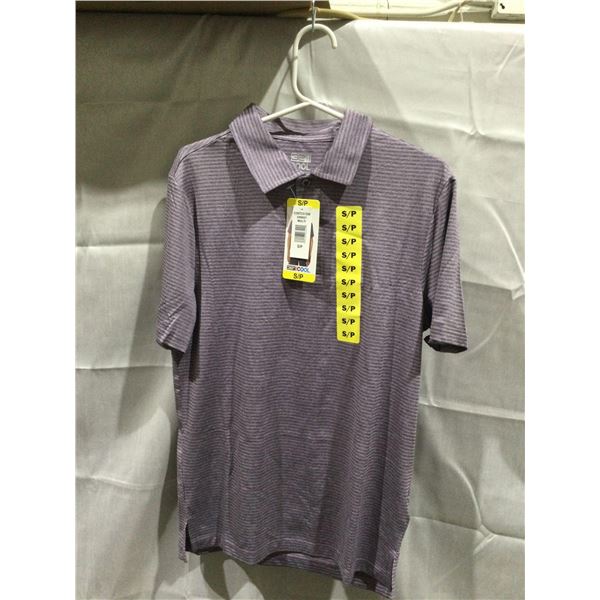 Purple/Grey Collar Tee (S)
