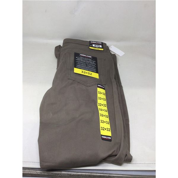 Kirkland Mens 5- Pocket Brushed Cotton Pants (32x32)