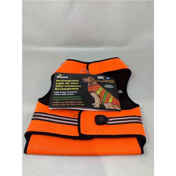 Paws Rechargeable Light up Vest