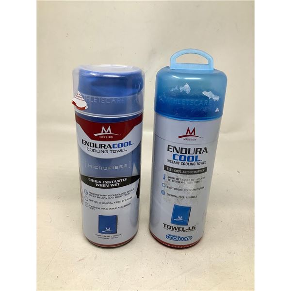 Lot of 2 Mission Endura Cooling Towels