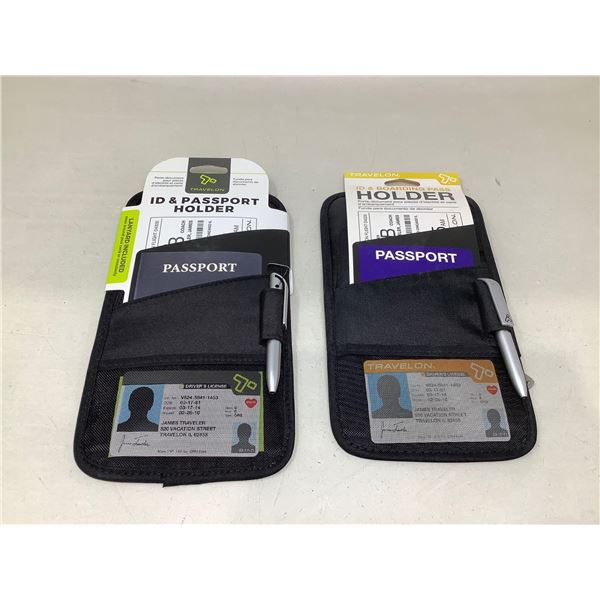 Lot of 2 Passport Holders