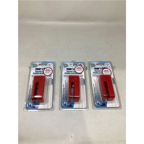 Lot of 3 Towel Holders