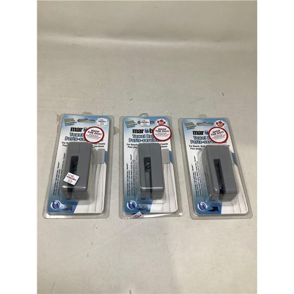 Lot of 3 Towel Holders