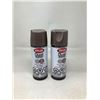 Image 1 : Lot of 2  Krylon Dual Paint + Primer - Brown
