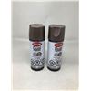 Image 1 : Lot of 2 Krylon Dual Paint + Primer - Brown