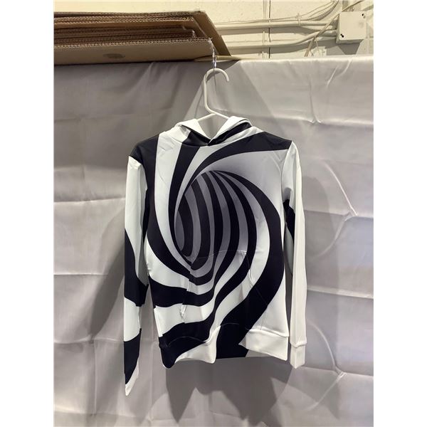 Black/White Illusion Styled Hoodie (M)