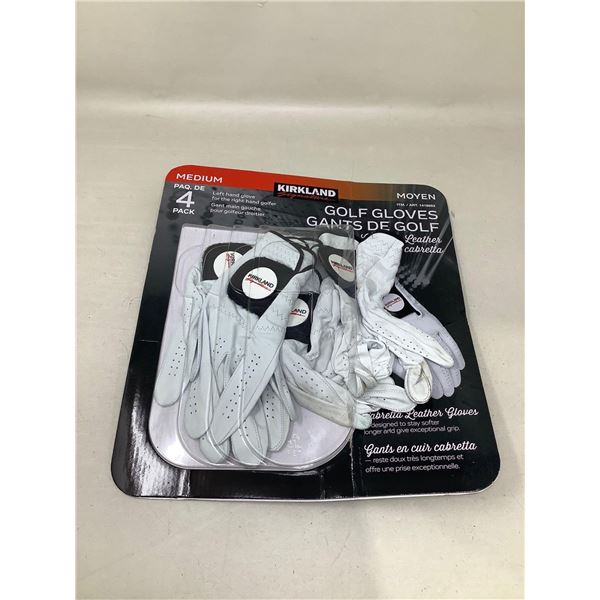 Kirkland Left Hand Gloves 4 Pack Size M